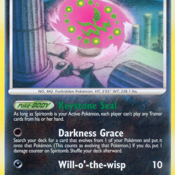 Spiritomb Pokemon Kaart