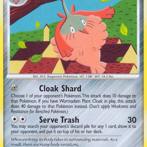 Wormadam Trash Cloak Pokemon Kaart