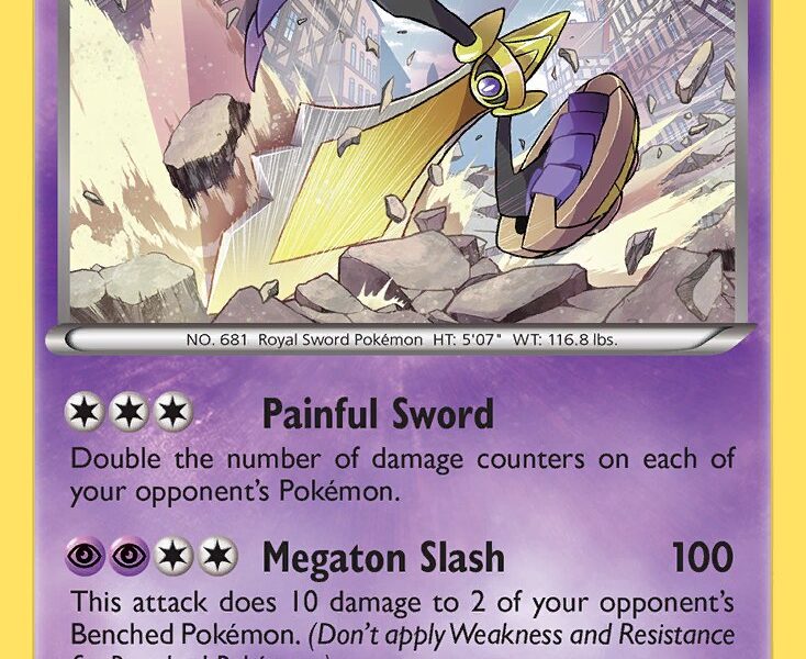 Aegislash Pokemon Kaart