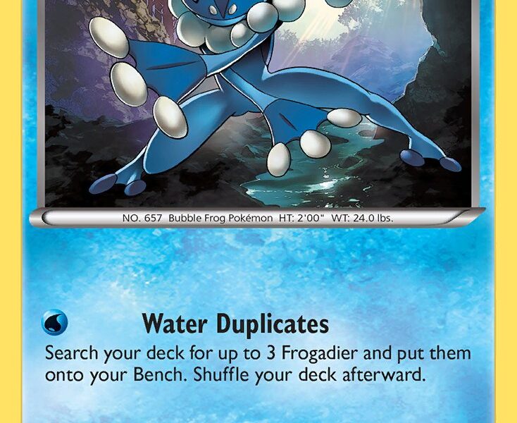 Frogadier Pokemon Kaart