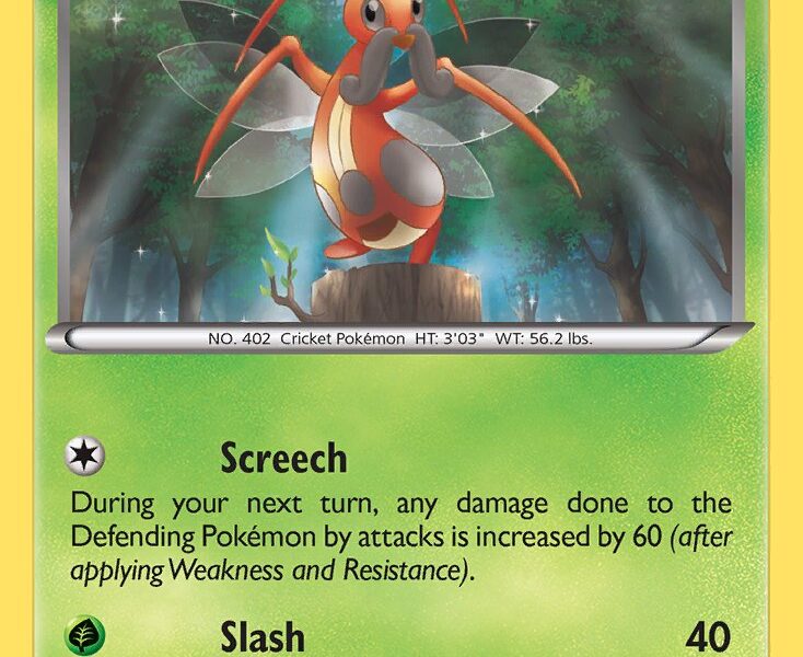 Kricketune Pokemon Kaart