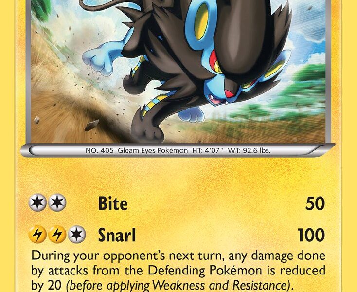 Luxray Pokemon Kaart