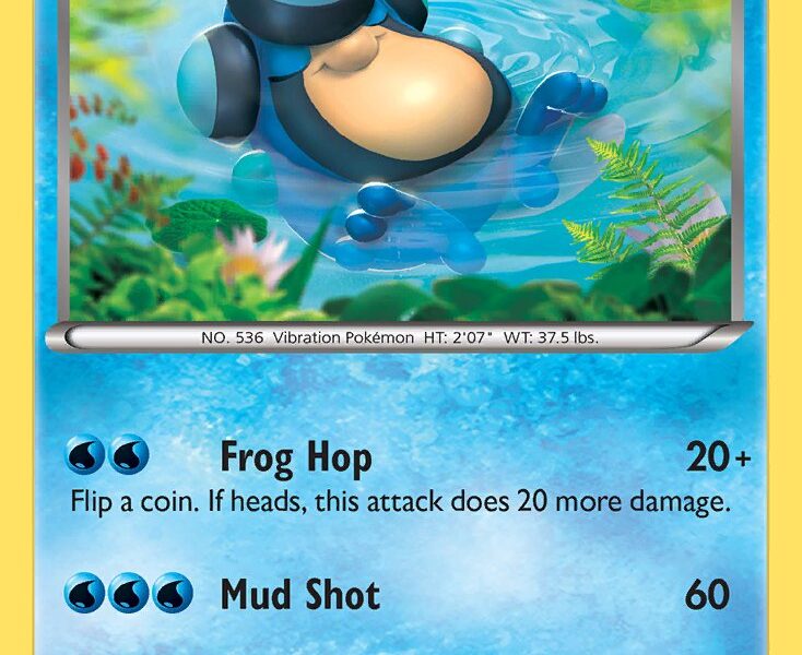 Palpitoad Pokemon Kaart