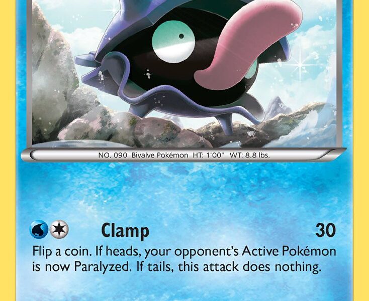 Shellder Pokemon Kaart