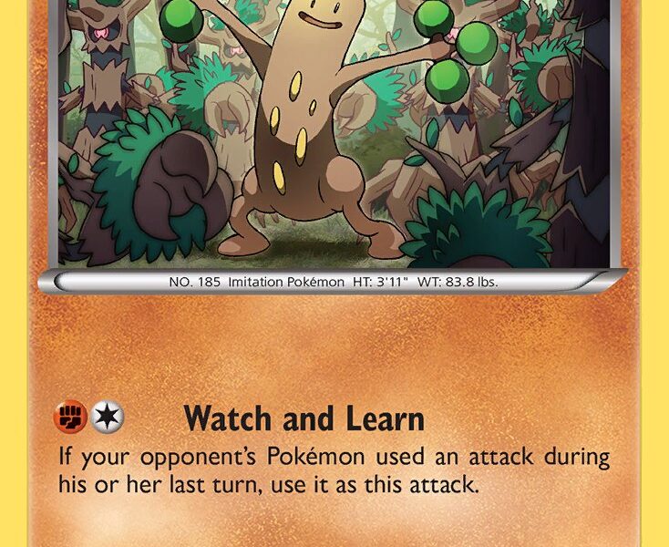 Sudowoodo Pokemon Kaart