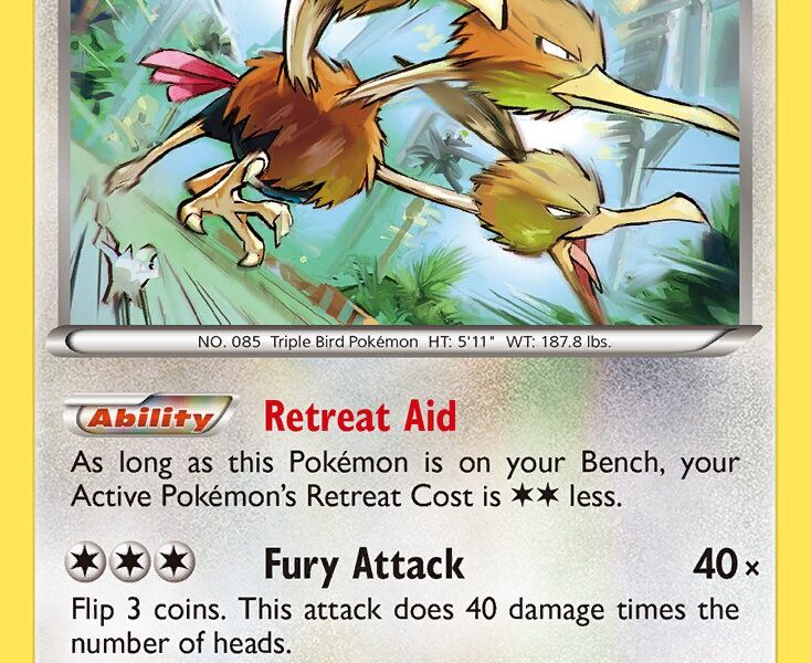 Dodrio Pokemon Kaart