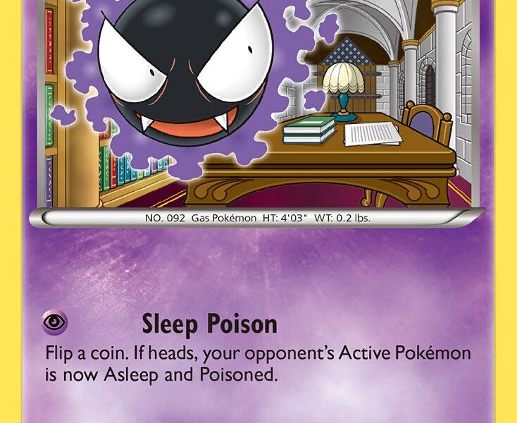 Gastly Pokemon Kaart