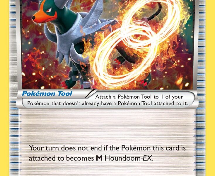 Houndoom Spirit Link Pokemon Kaart