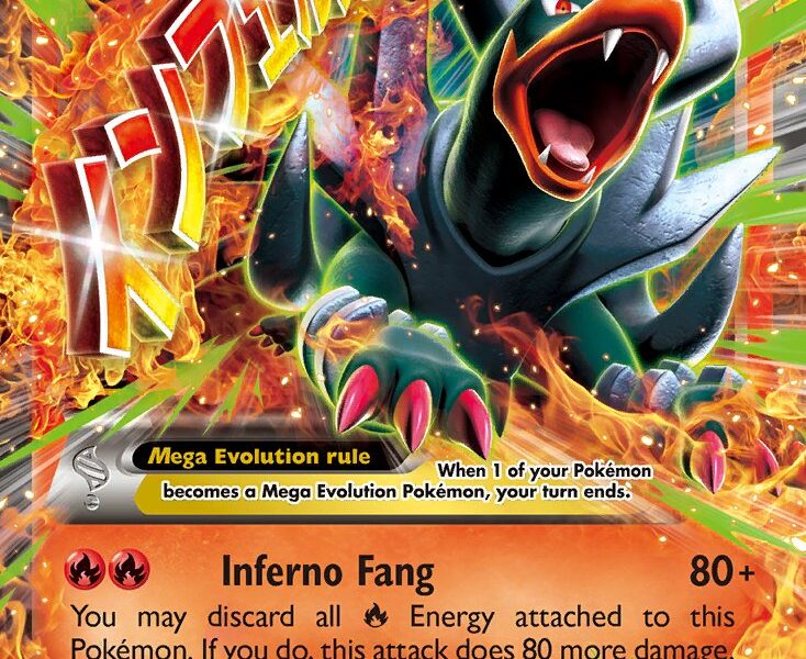 M Houndoom-EX Pokemon Kaart