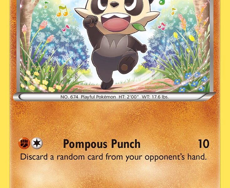 Pancham Pokemon Kaart