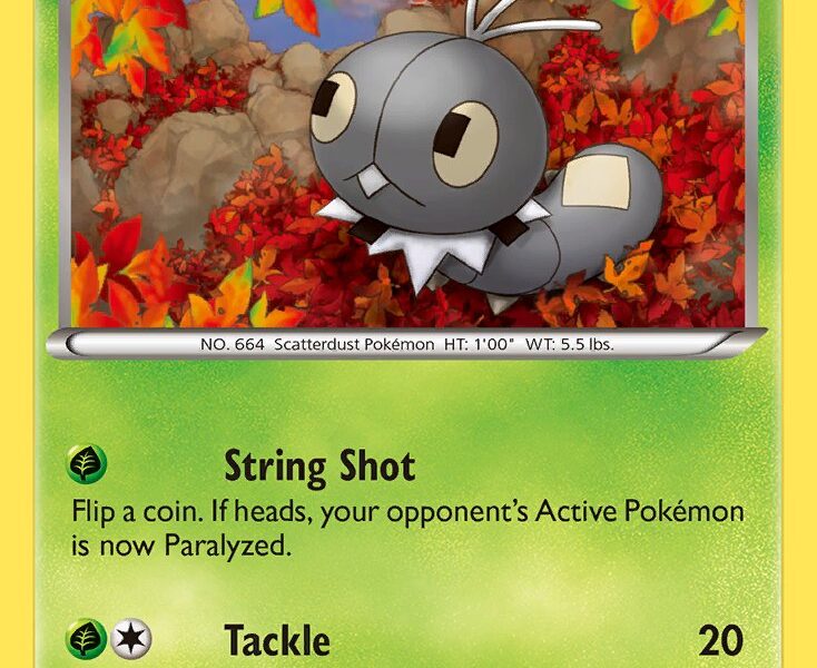 Scatterbug Pokemon Kaart