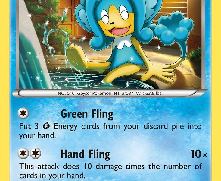 Simipour Pokemon Kaart