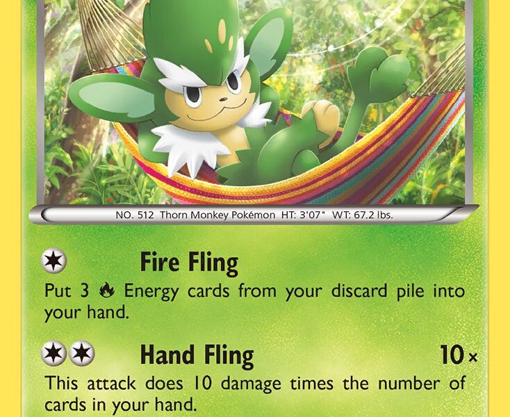 Simisage Pokemon Kaart