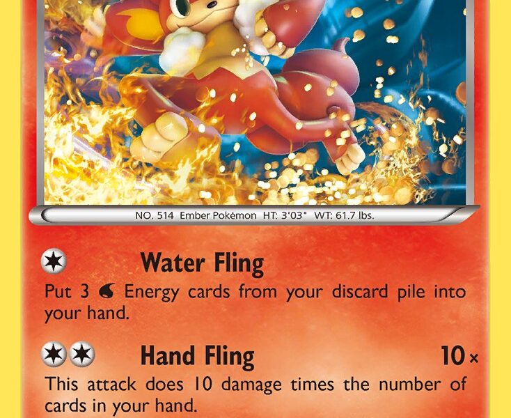 Simisear Pokemon Kaart