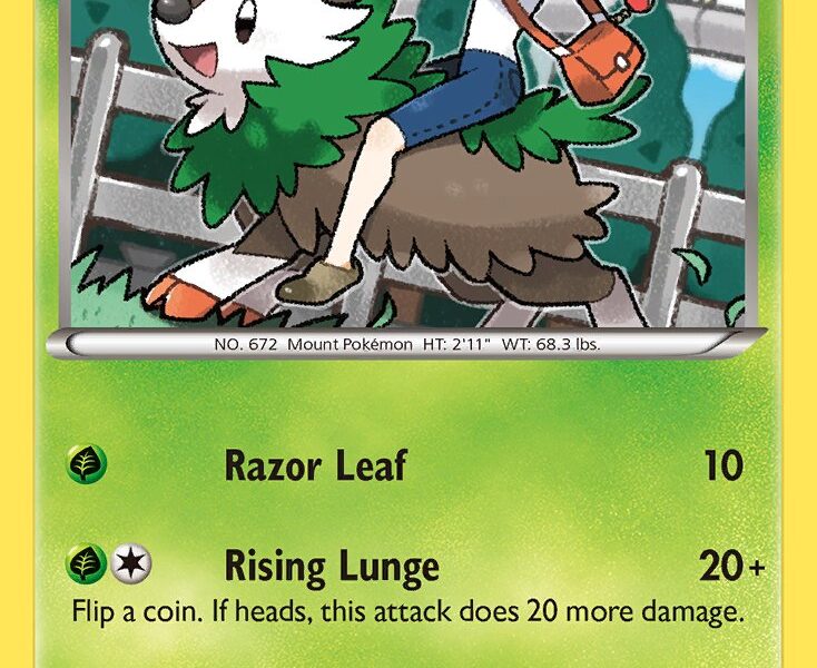Skiddo Pokemon Kaart