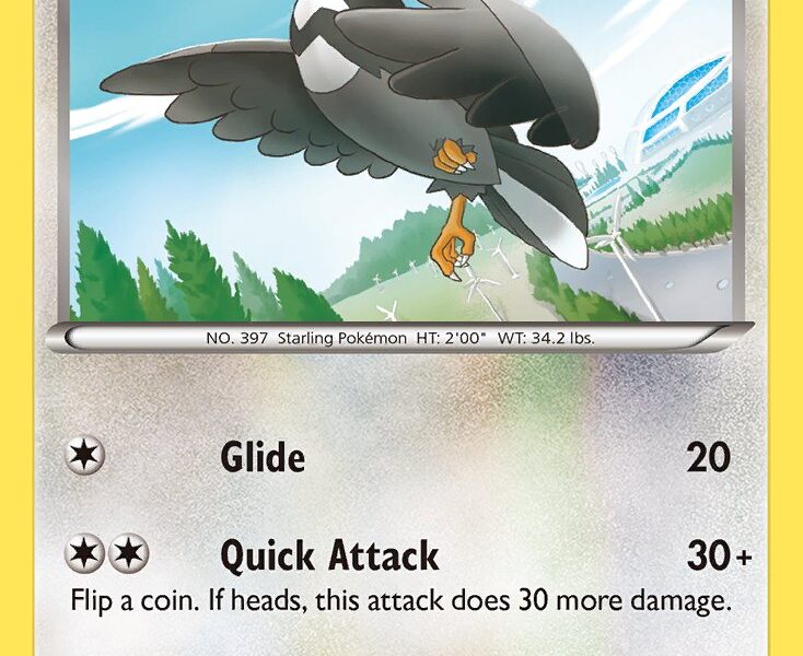 Staravia Pokemon Kaart