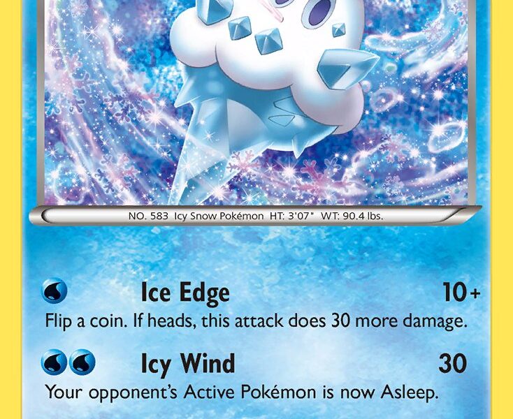 Vanillish Pokemon Kaart