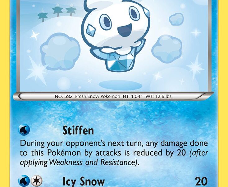 Vanillite Pokemon Kaart