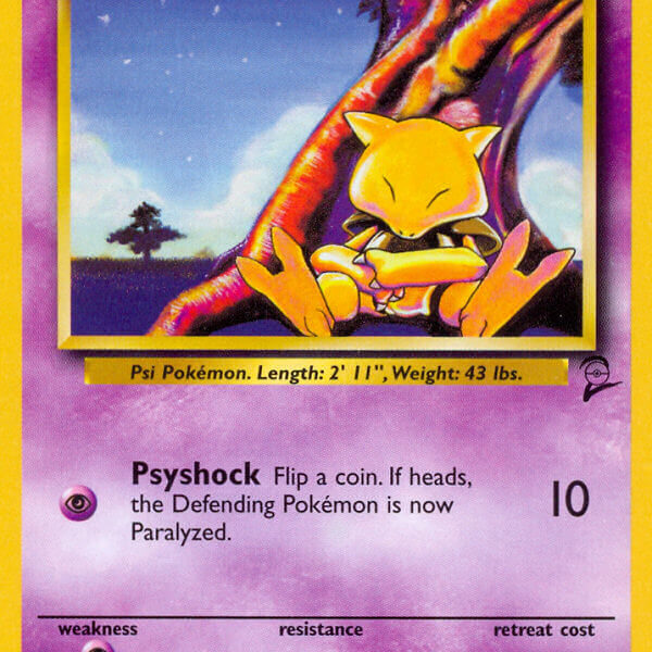 Abra Pokemon Kaart