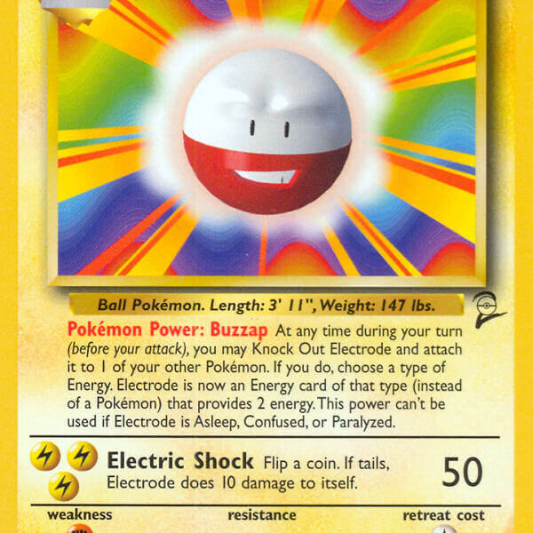 Electrode Pokemon Kaart