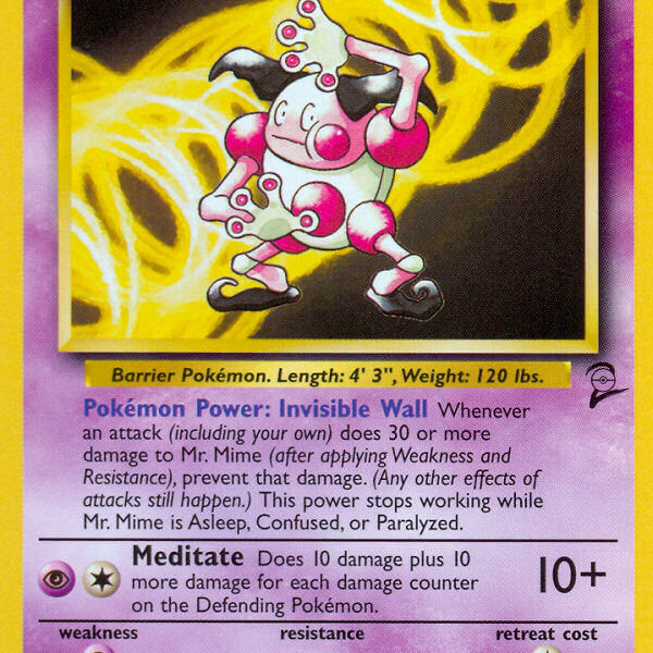 Mr. Mime Pokemon Kaart
