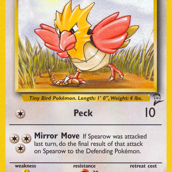 Spearow Pokemon Kaart