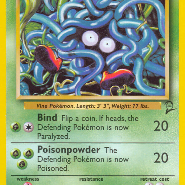 Tangela Pokemon Kaart