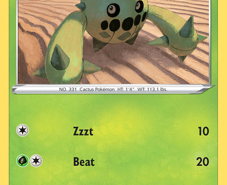 Cacnea Pokemon Kaart