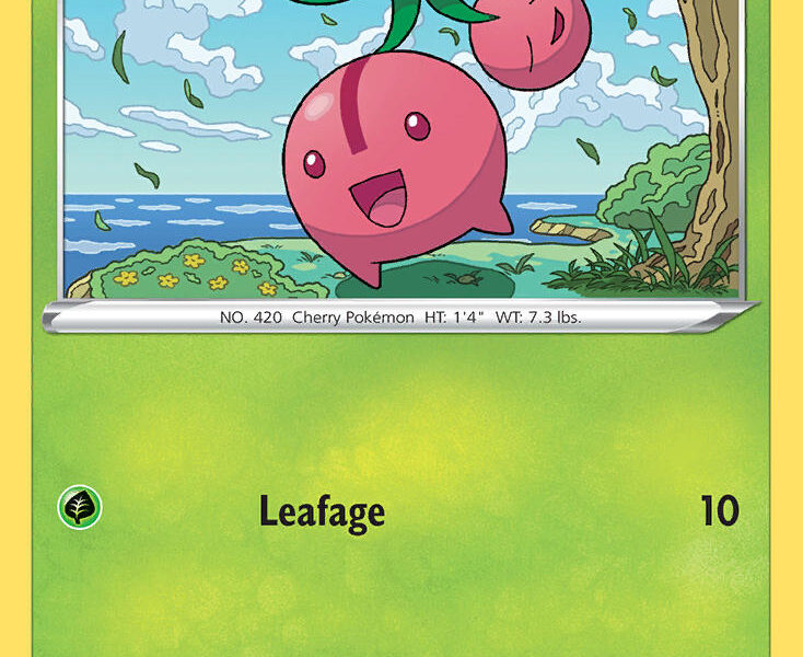 Cherubi Pokemon Kaart
