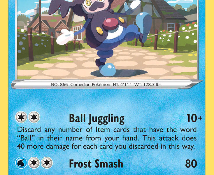 Galarian Mr. Rime Pokemon Kaart