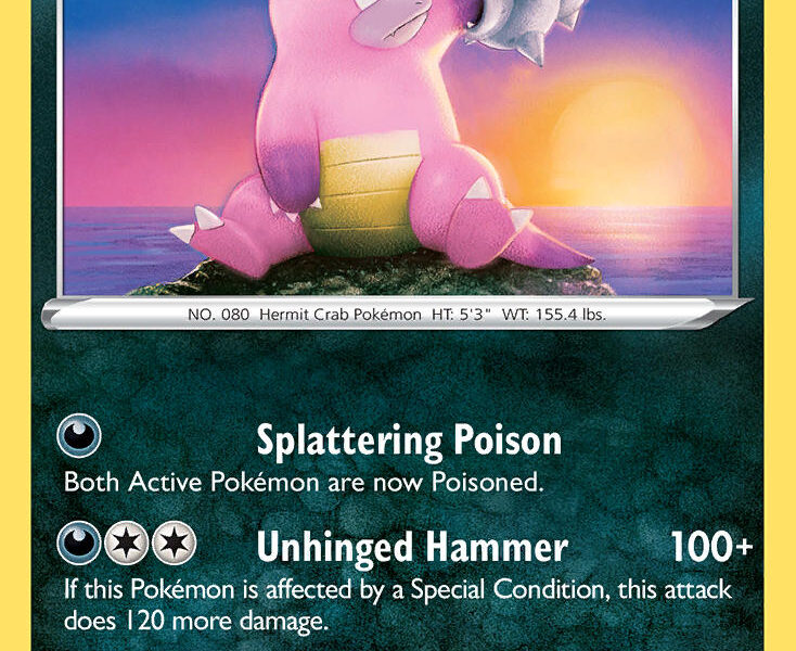 Galarian Slowbro Pokemon Kaart