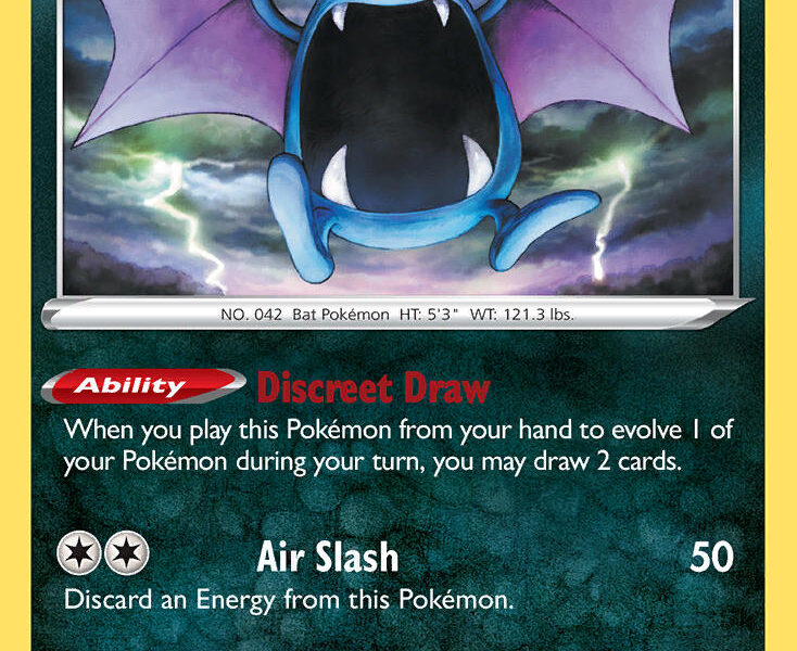 Golbat Pokemon Kaart