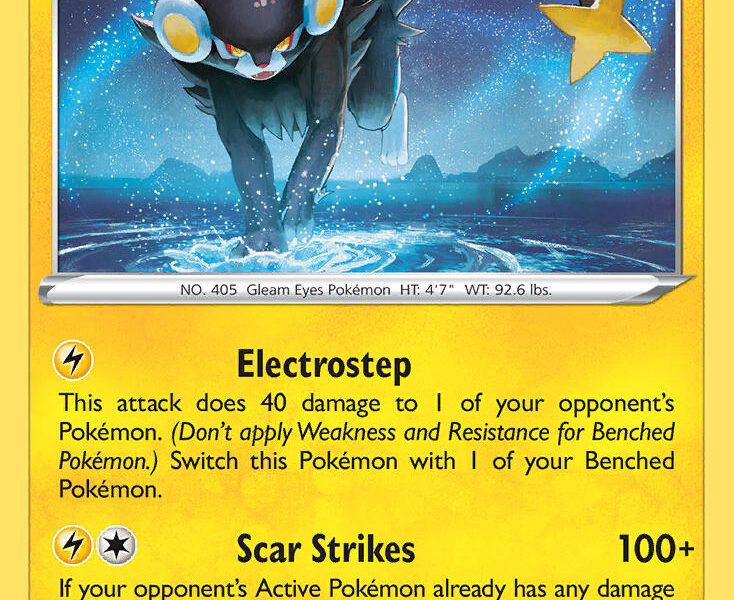Luxray Pokemon Kaart
