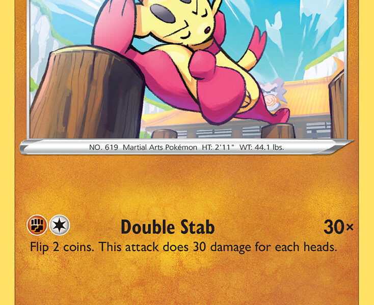 Mienfoo Pokemon Kaart