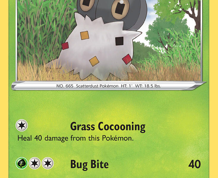 Spewpa Pokemon Kaart