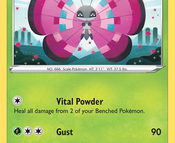 Vivillon Pokemon Kaart