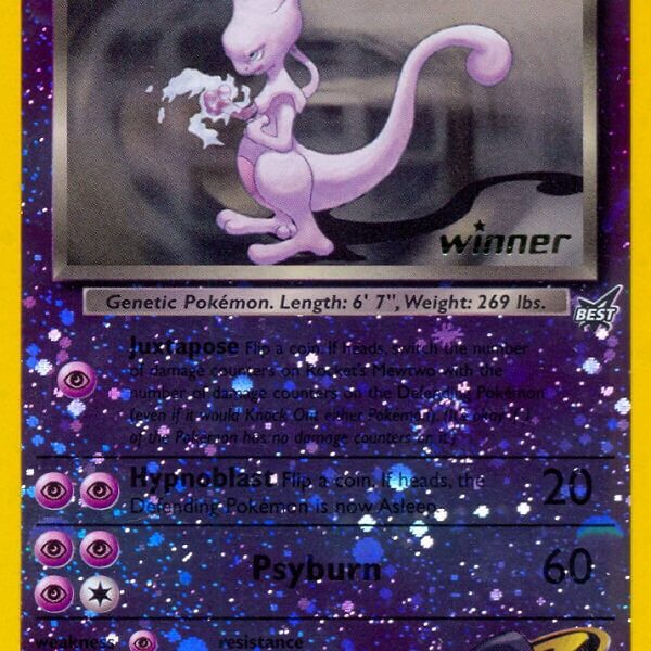 Rocket’s Mewtwo Pokemon Kaart