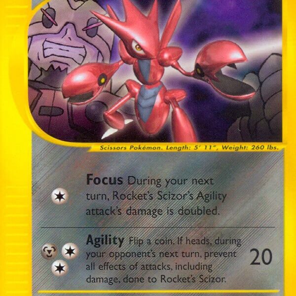 Rocket’s Scizor Pokemon Kaart