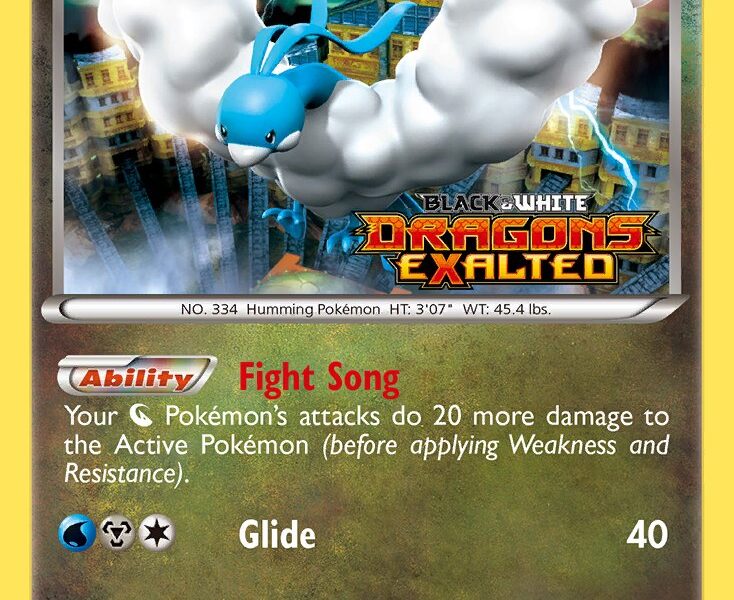 Altaria Pokemon Kaart