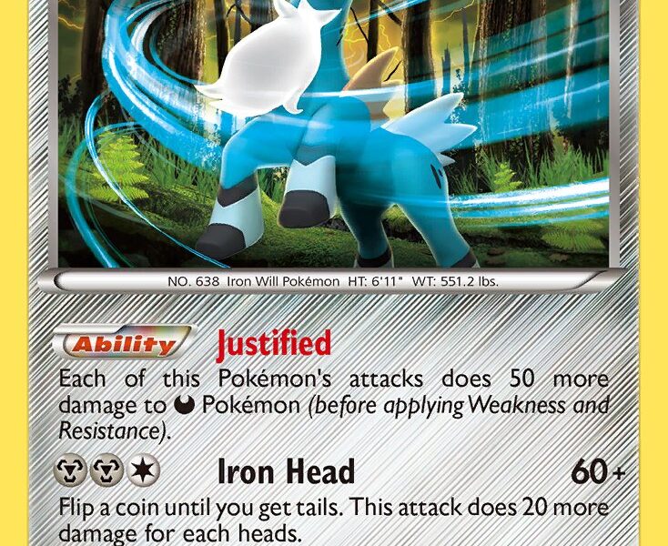 Cobalion Pokemon Kaart