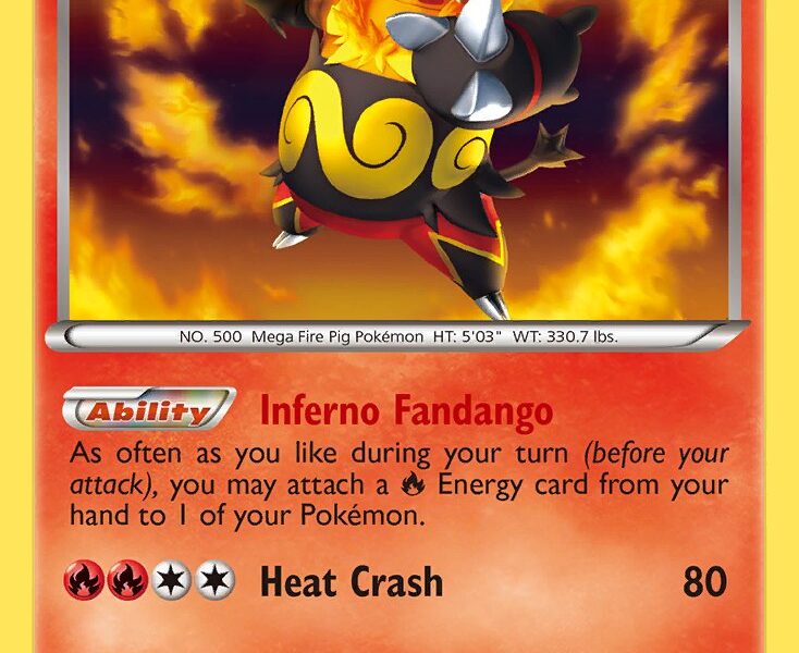 Emboar Pokemon Kaart