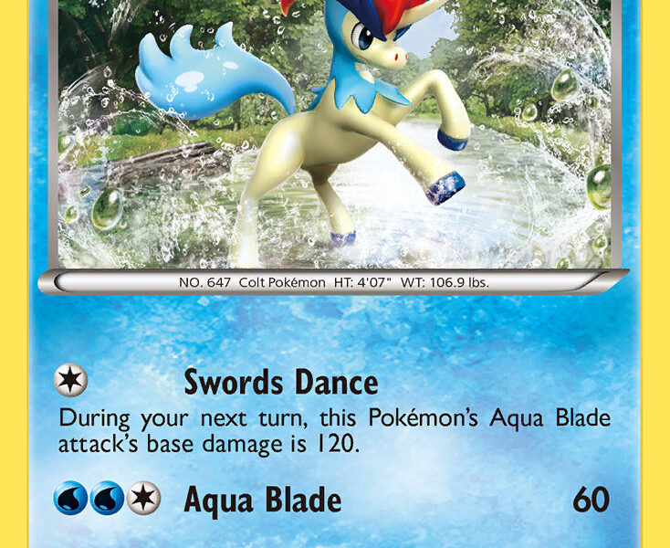 Keldeo Pokemon Kaart