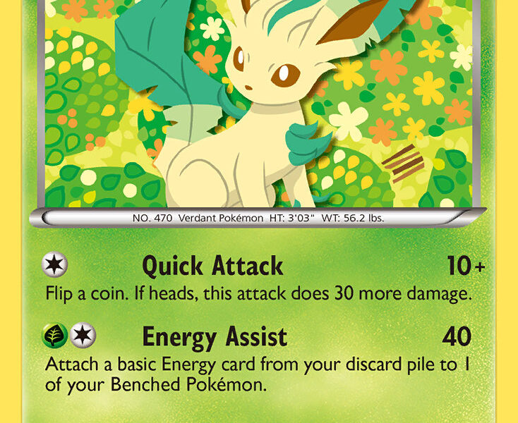 Leafeon Pokemon Kaart