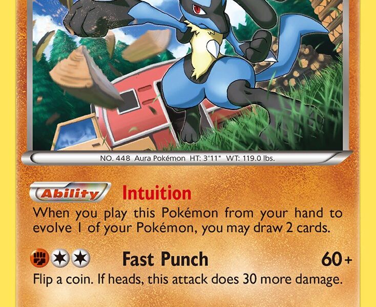 Lucario Pokemon Kaart
