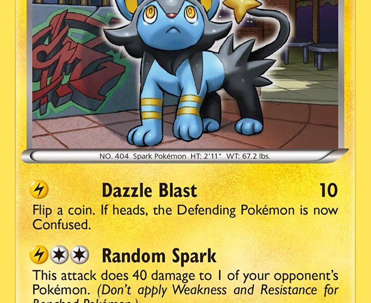 Luxio Pokemon Kaart