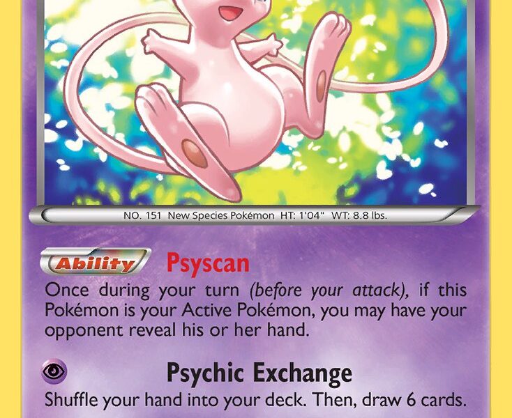 Mew Pokemon Kaart