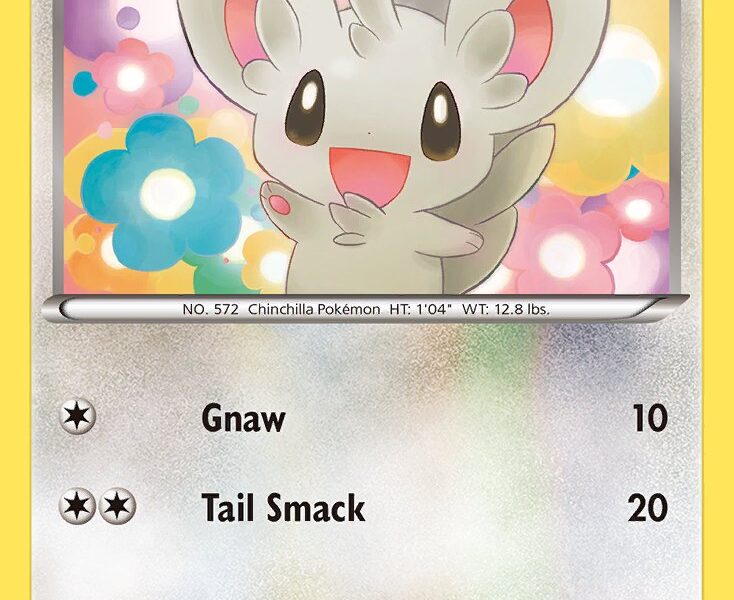 Minccino Pokemon Kaart