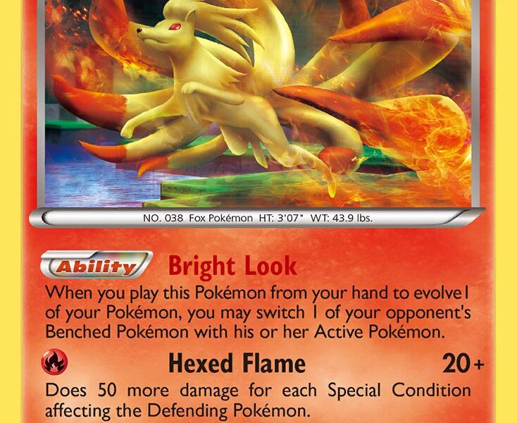 Ninetales Pokemon Kaart