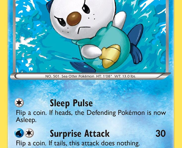Oshawott Pokemon Kaart