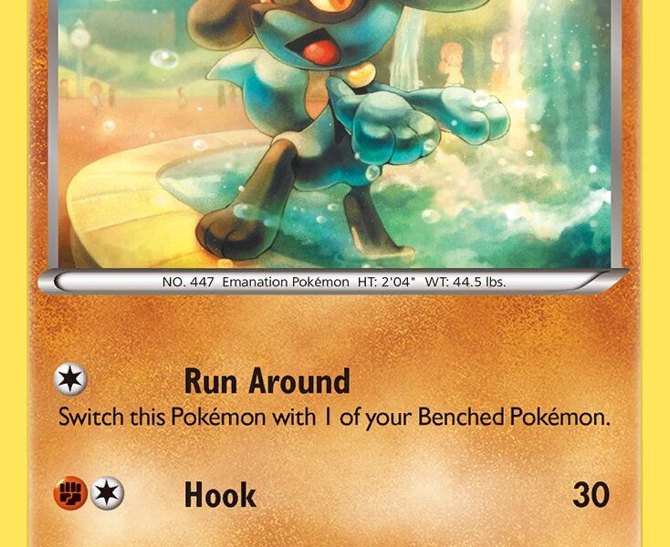 Riolu Pokemon Kaart